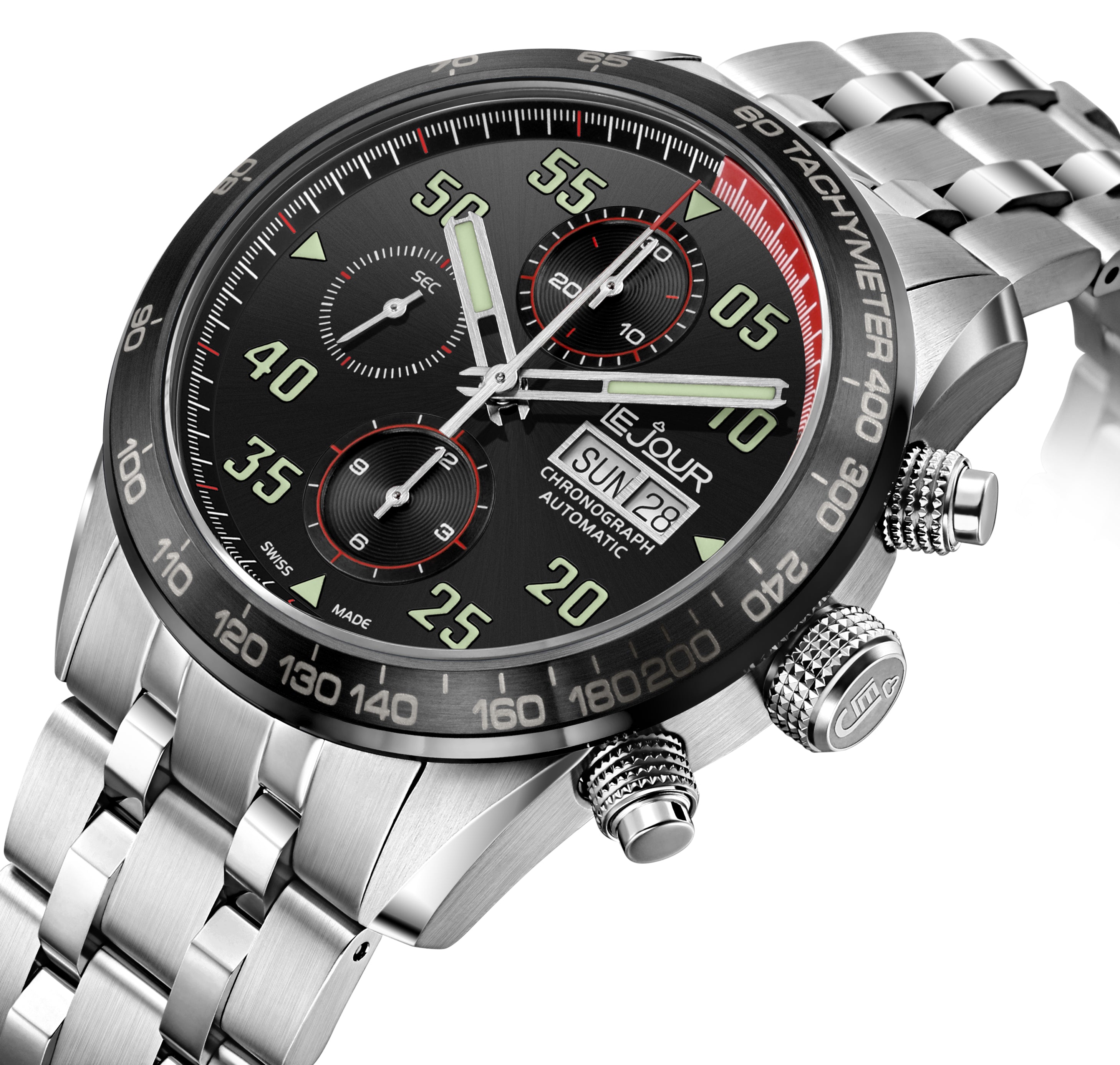 LeJour RD Chrono LJ-RD-001 orologio cronografo nero automatico
