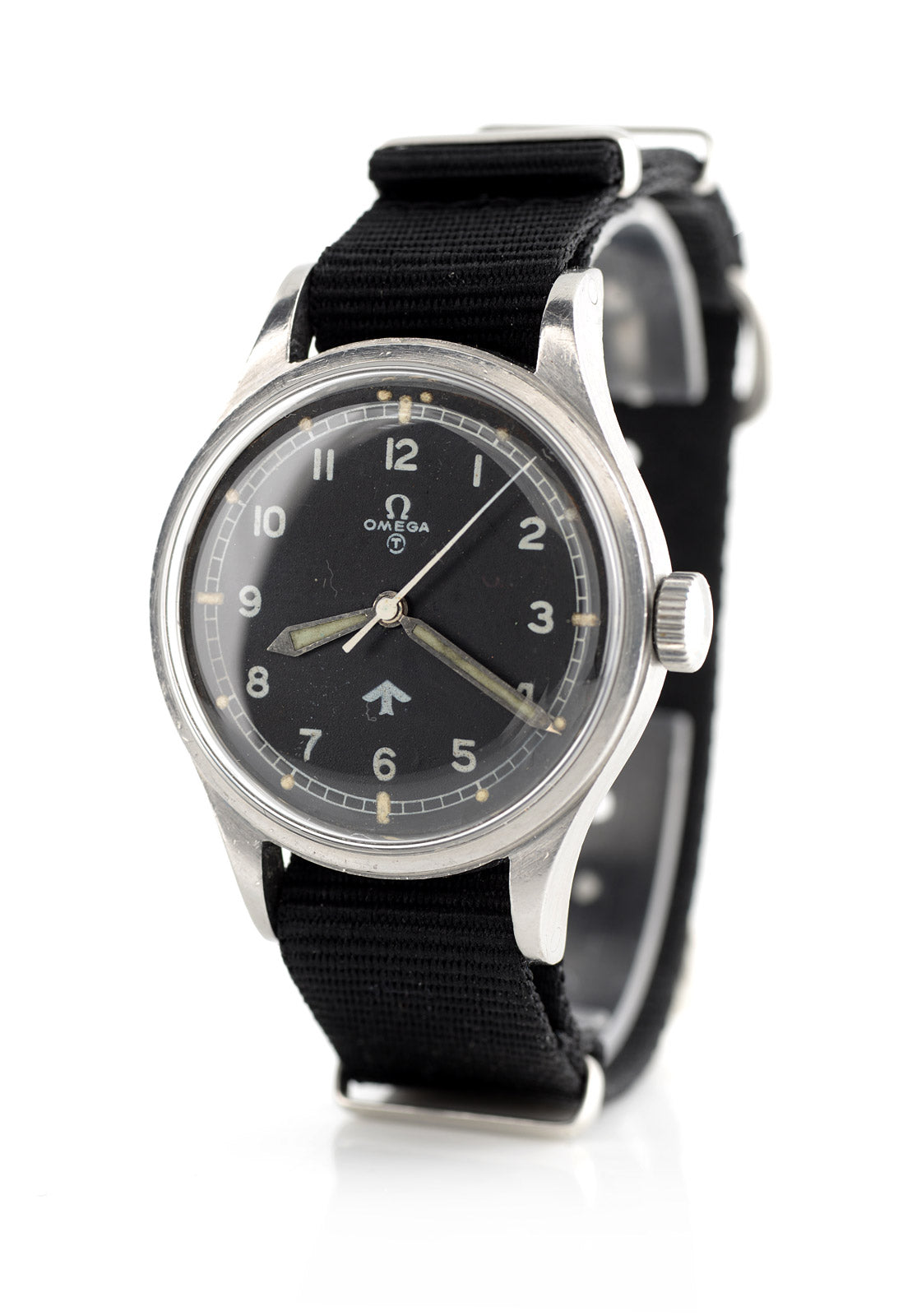 Omega 53 6B/542 orologio militare automatico 37mm