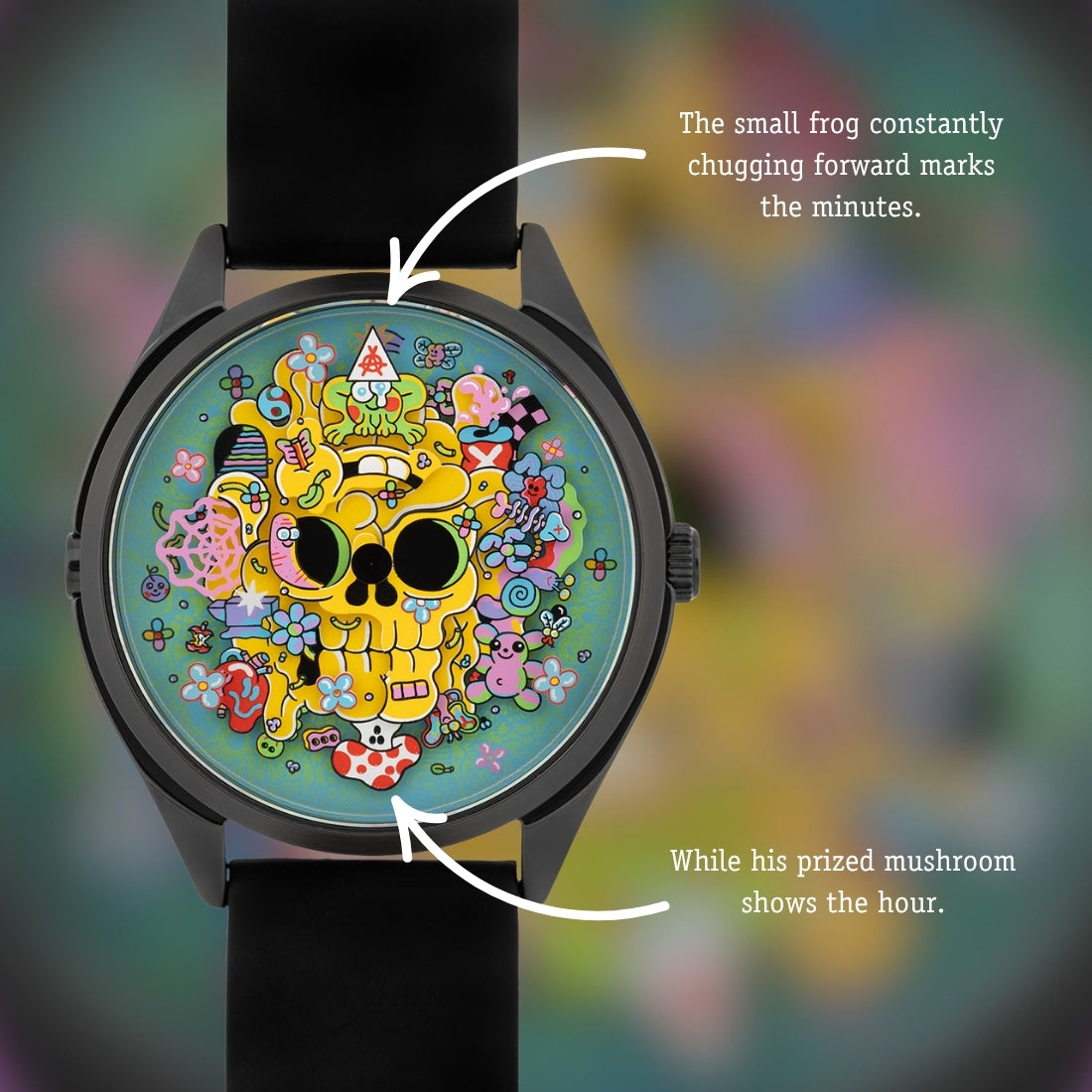 Mr Jones Watches Time Warp orologio quarzo nero 37mm