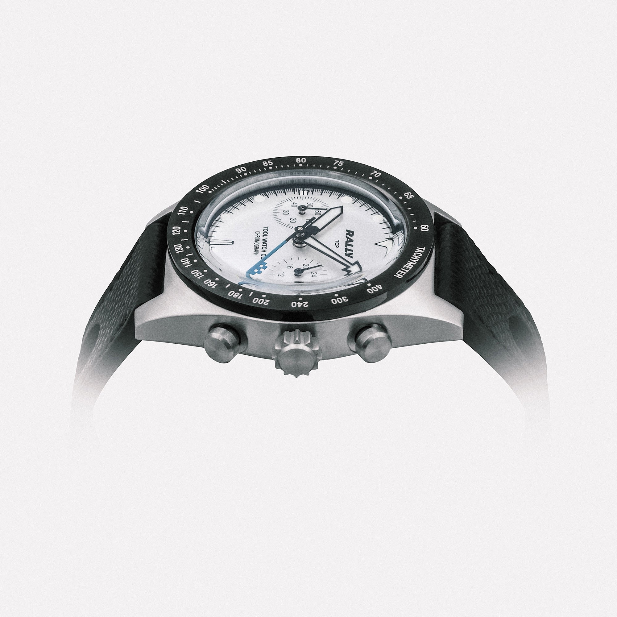 Tool Watch Co. Rally Chronograph orologio blu Blue on Silver