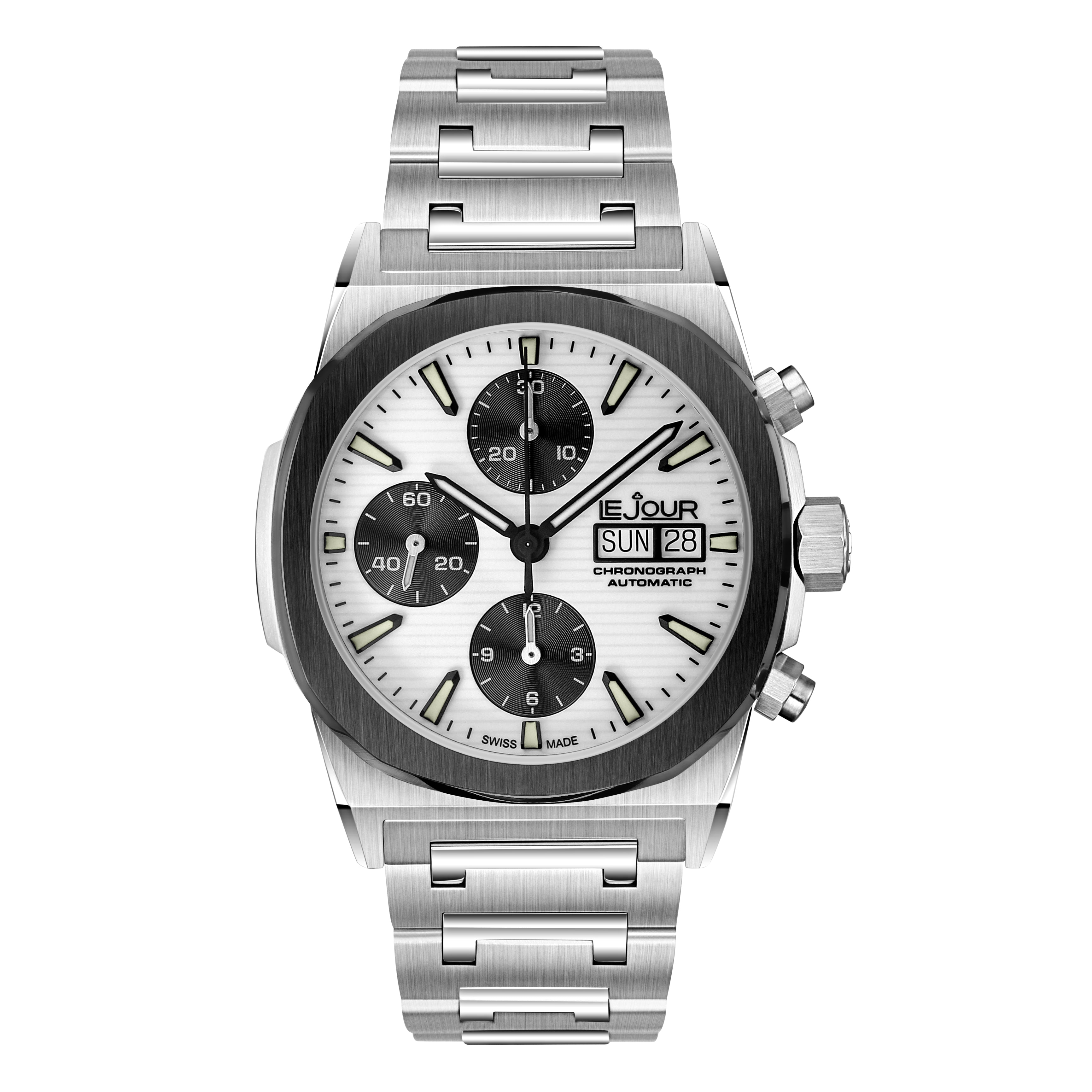LeJour RMC Chrono LJ-RMC-002 orologio cronografo 40mm bianco