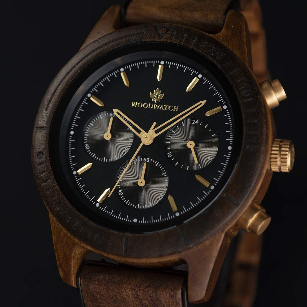 WoodWatch Classic Cosmic Night orologio legno uomo 42 mm