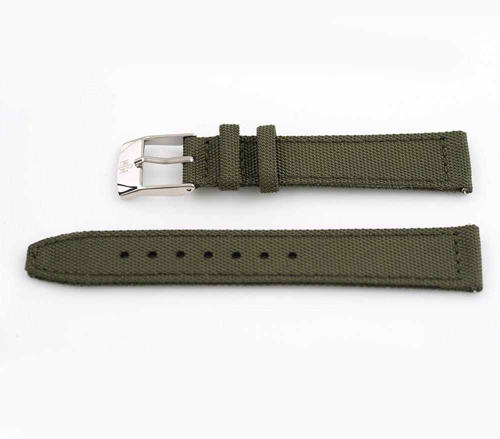 Mr Jones Watches cinturino nylon 18mm verde blu grigio