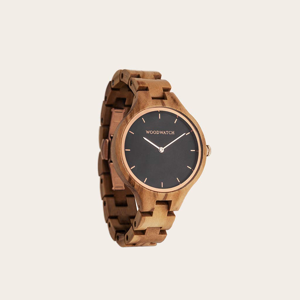 WoodWatch Classic Northern Sky orologio legno uomo ulivo 40mm
