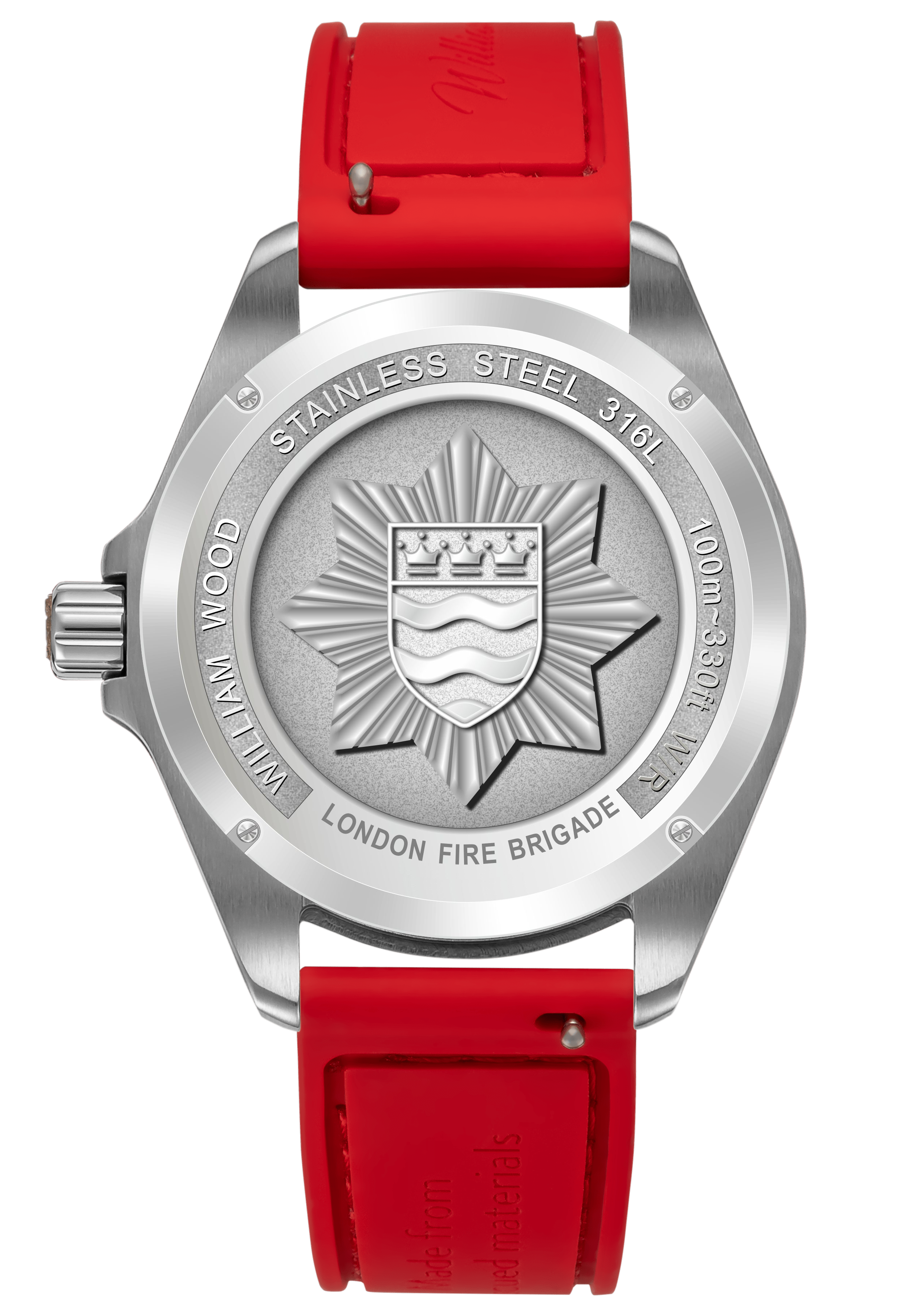 William Wood Valiant Orologio LFB Rosso 41mm Automatico
