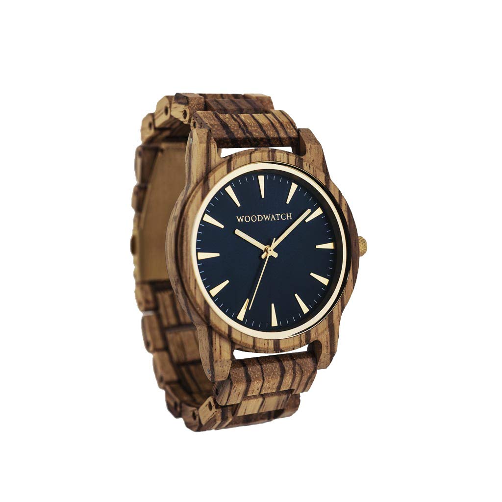 WoodWatch Classic Hyde Zebra orologio legno quarzo uomo