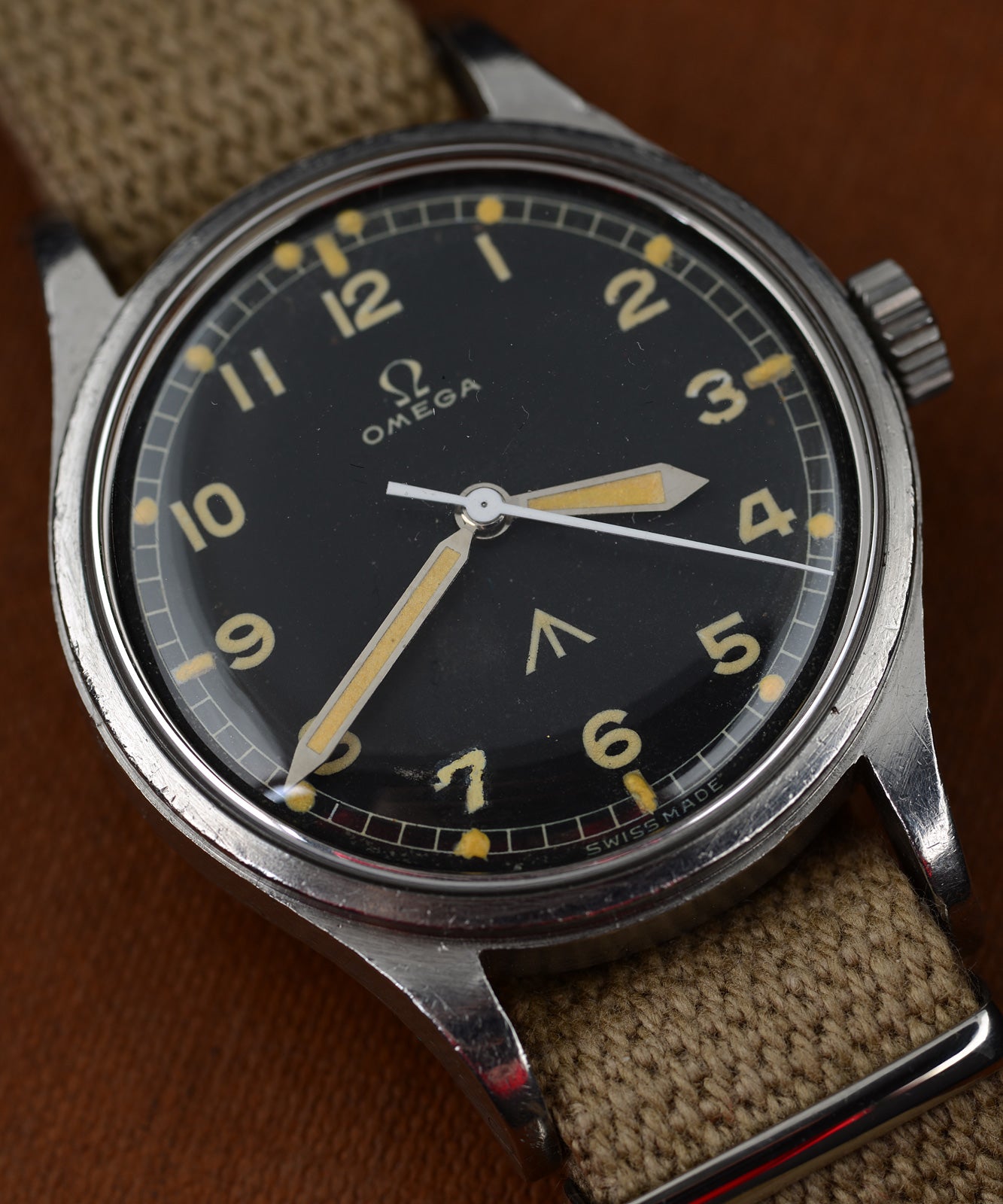 Omega 6B/542 orologio militare acciaio RAF 1956