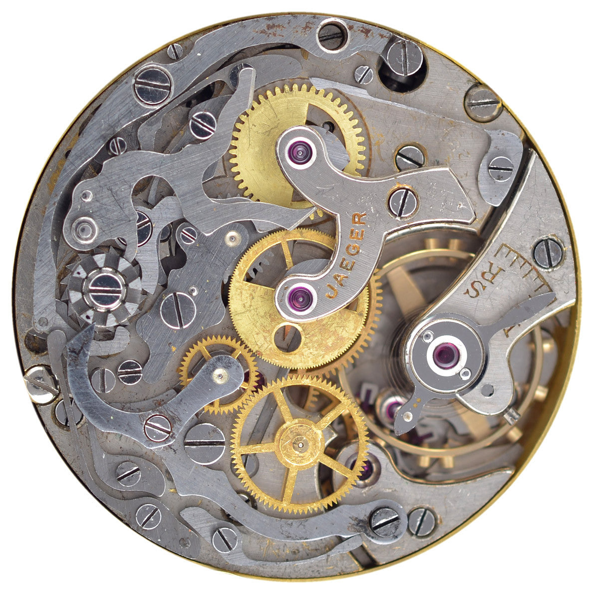 Jaeger anni 30 orologio cronografo elegante 30,5mm