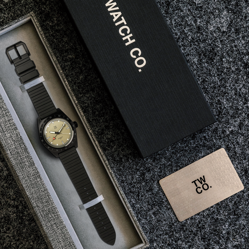 Tool Watch Co. TWCO. Goodman GMT orologio GMT Tactical PVD