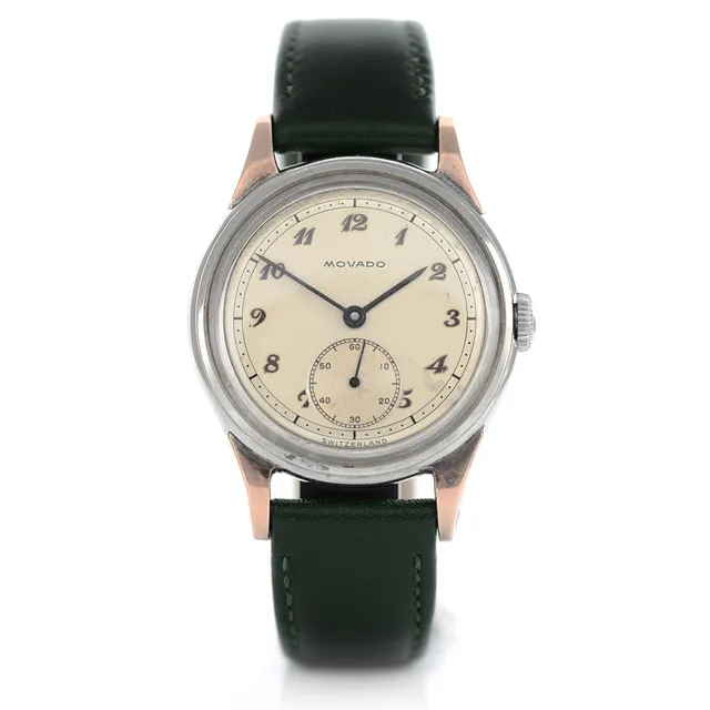 Movado FB Borgel anni 50 orologio vintage acciaio