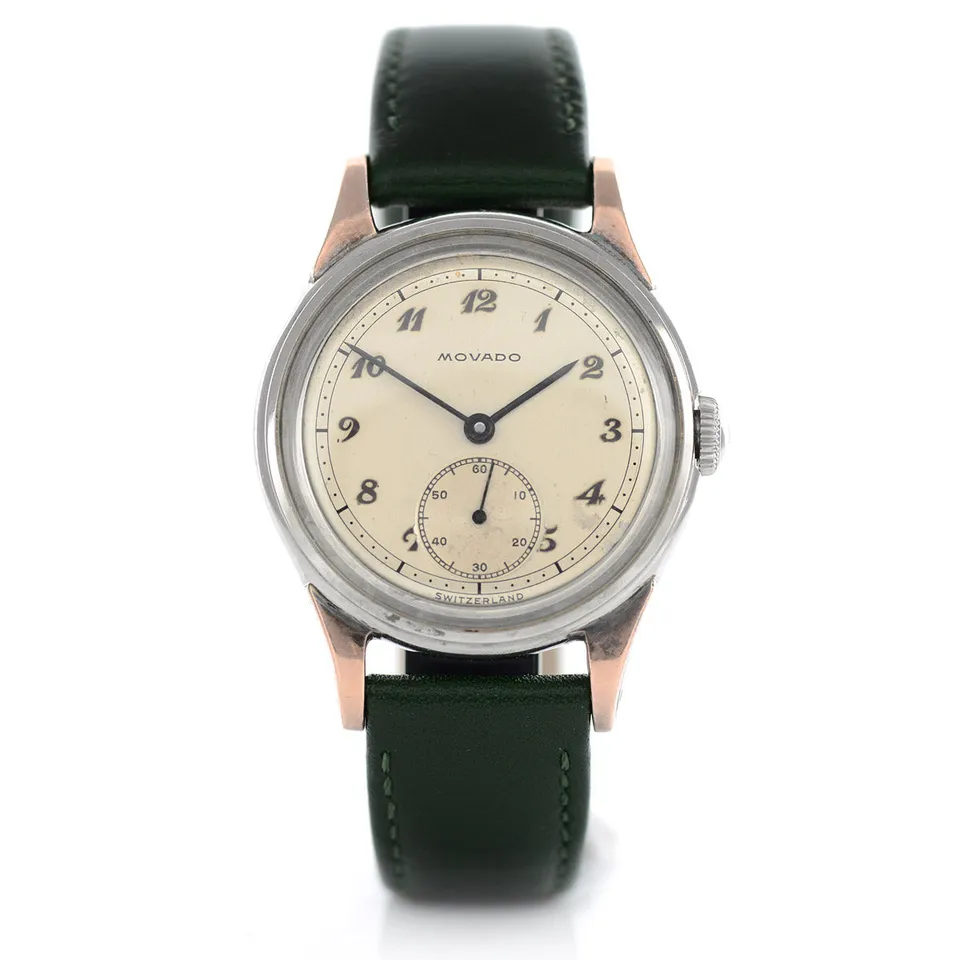 Movado FB Borgel anni 50 orologio vintage acciaio