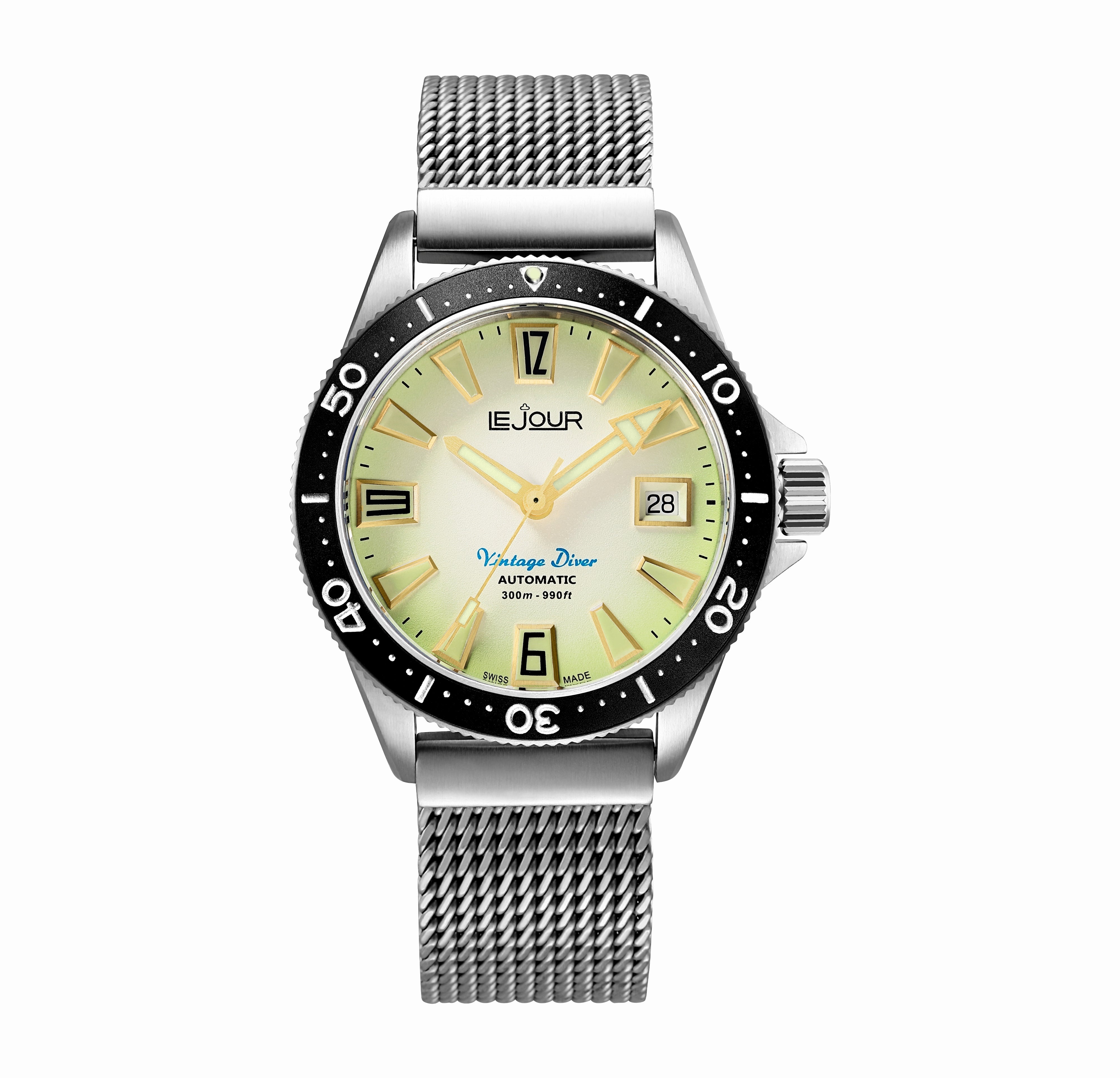 LeJour Vintage Diver LJ-VDS-004 orologio set 40mm
