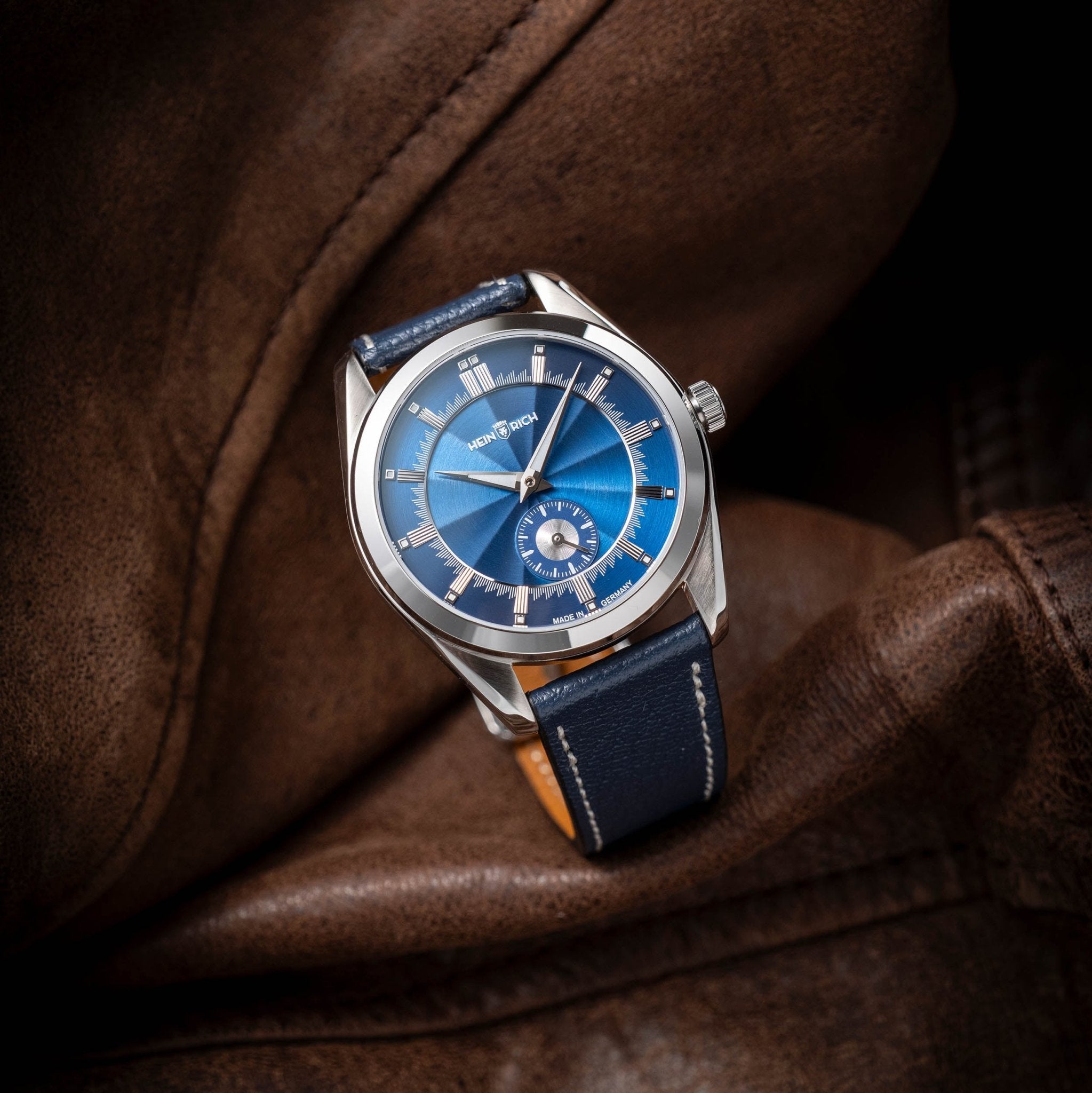 Heinrich Radiance orologio acciaio verde elegante