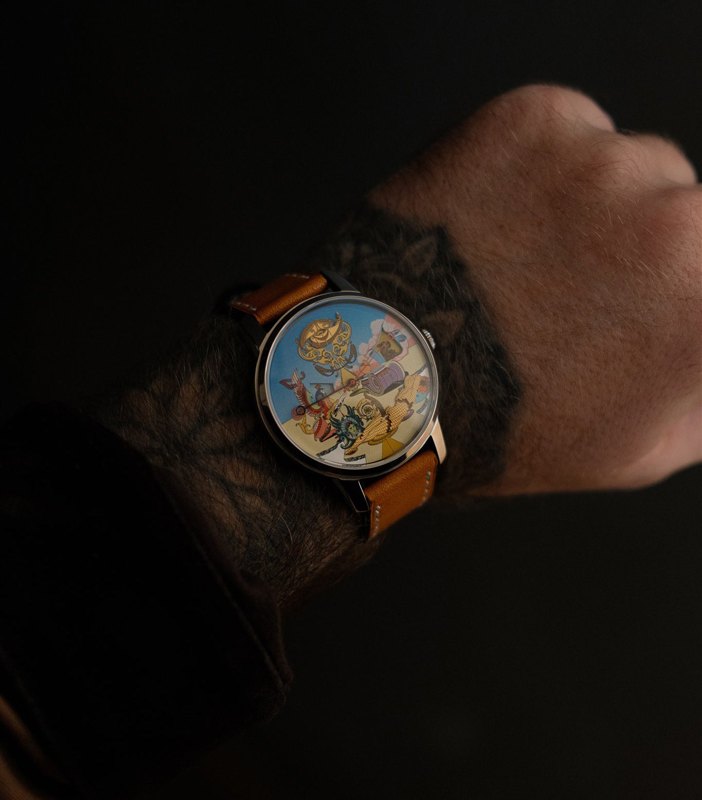 Mr Jones The Indefatigable Sphinx orologio jump hour 40mm