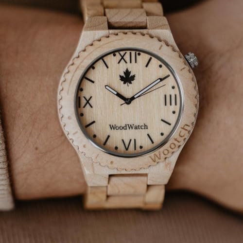 Woodwatch Classic Wootch Maple orologio in legno acero quarzo