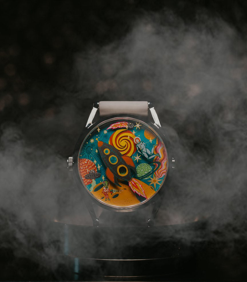 Mr Jones Continuum orologio da polso edizione limitata spazio razzo