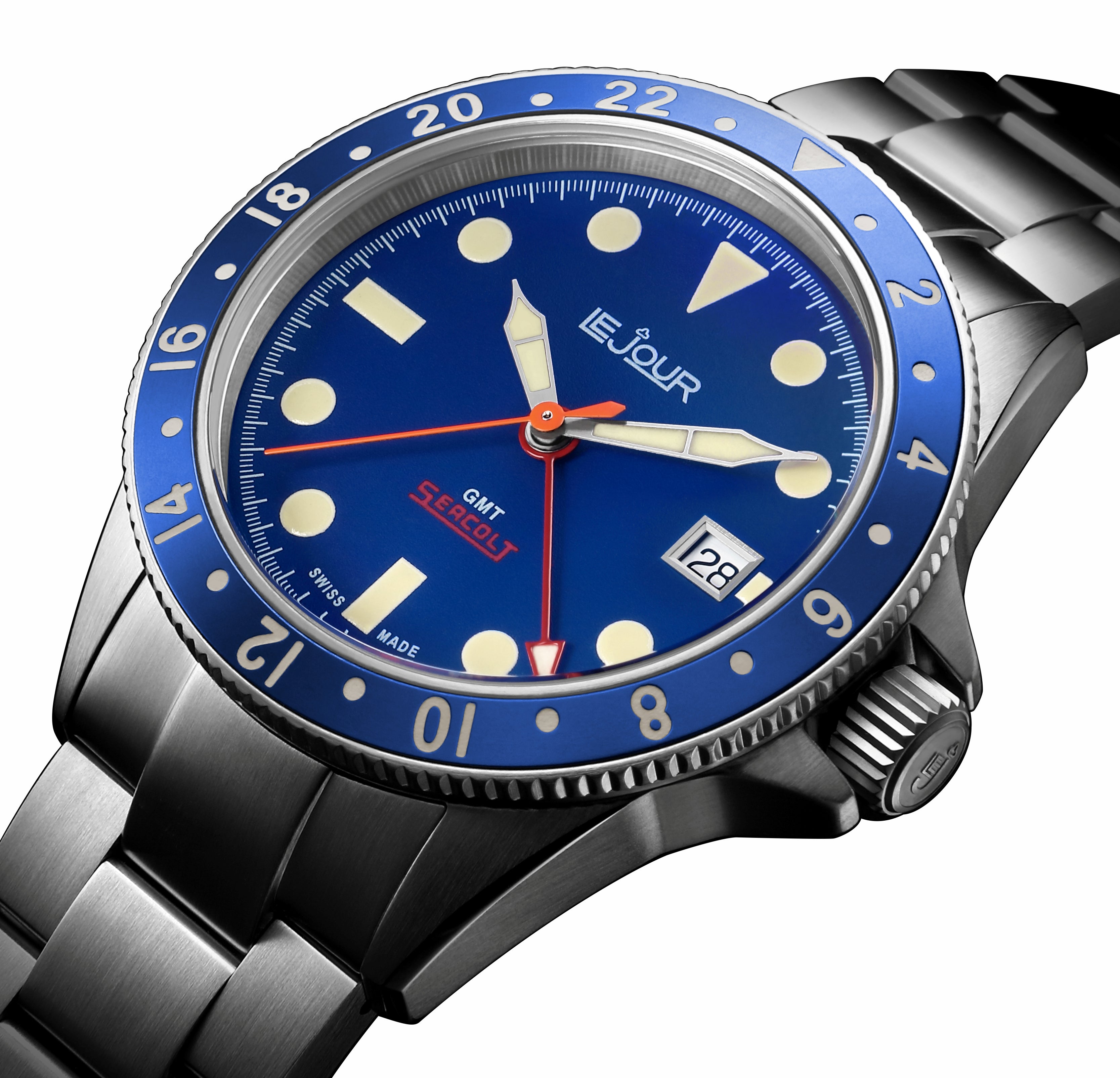 LeJour Seacolt GMT LJ-SC-002 orologio blu GMT