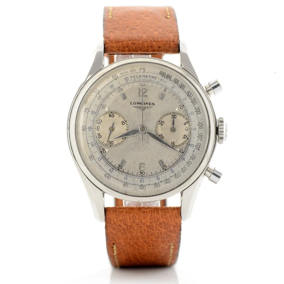 Longines 6552-3 cronografo vintage acciaio 38mm