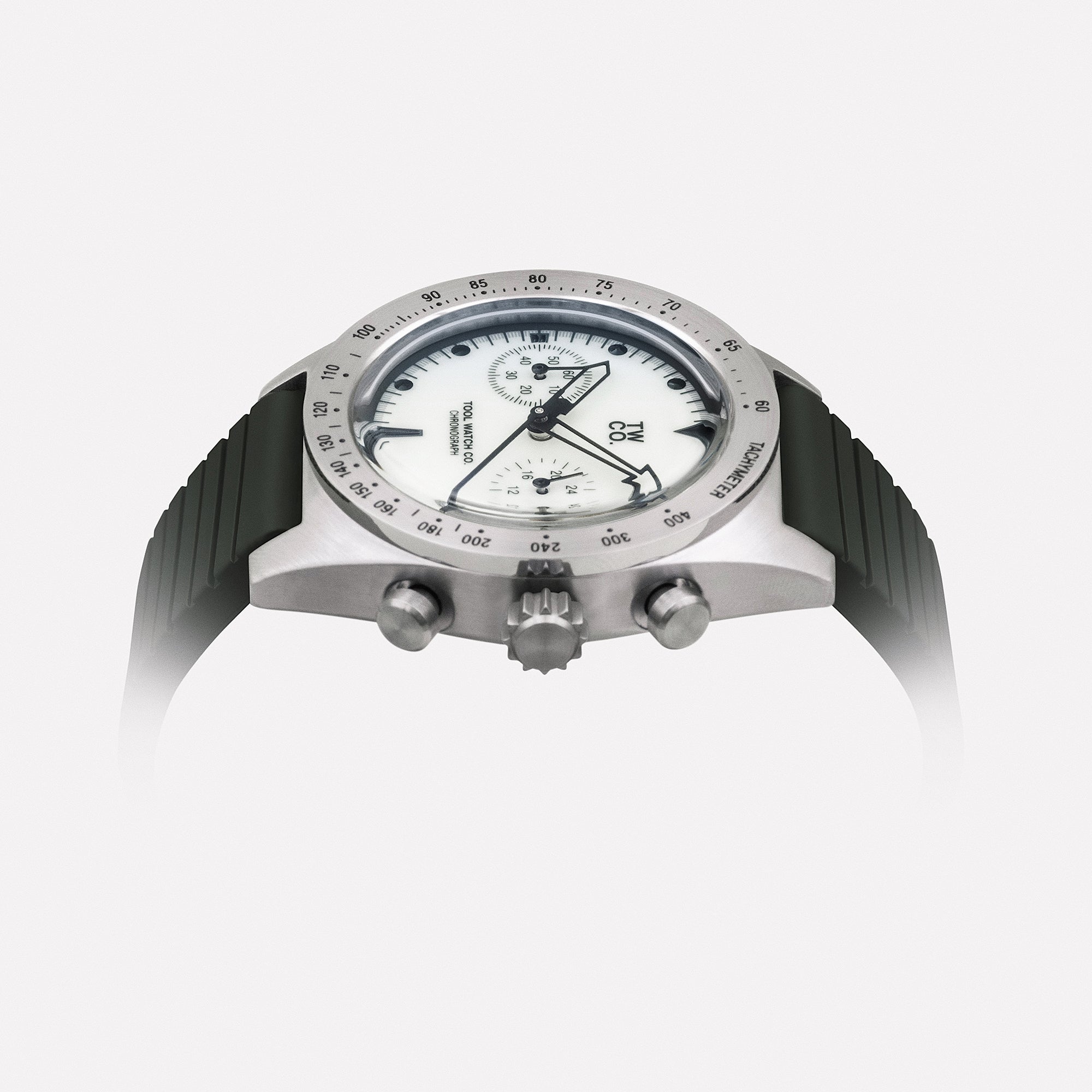 Tool Watch Co. Lumecore Chronograph orologio Flint White