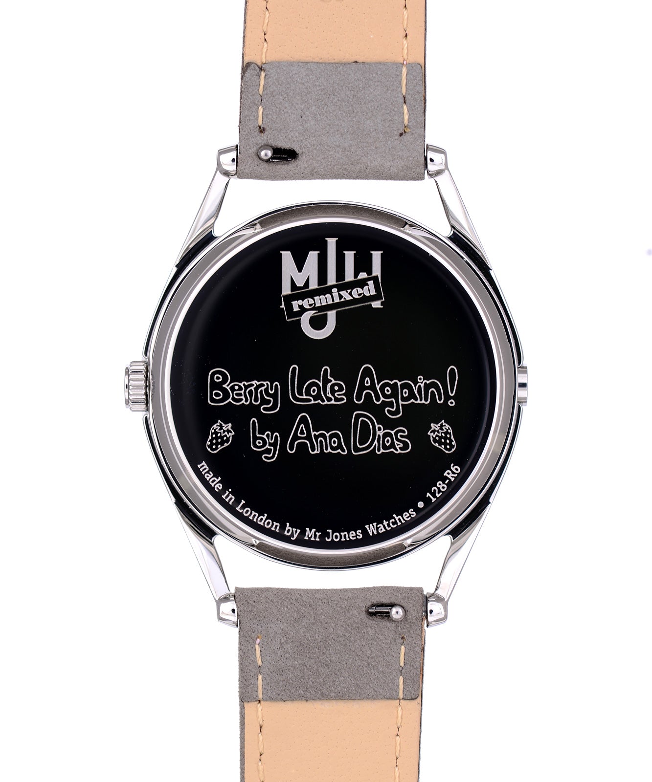 Mr Jones Watches Remixed Berry Late Again! orologio da polso design