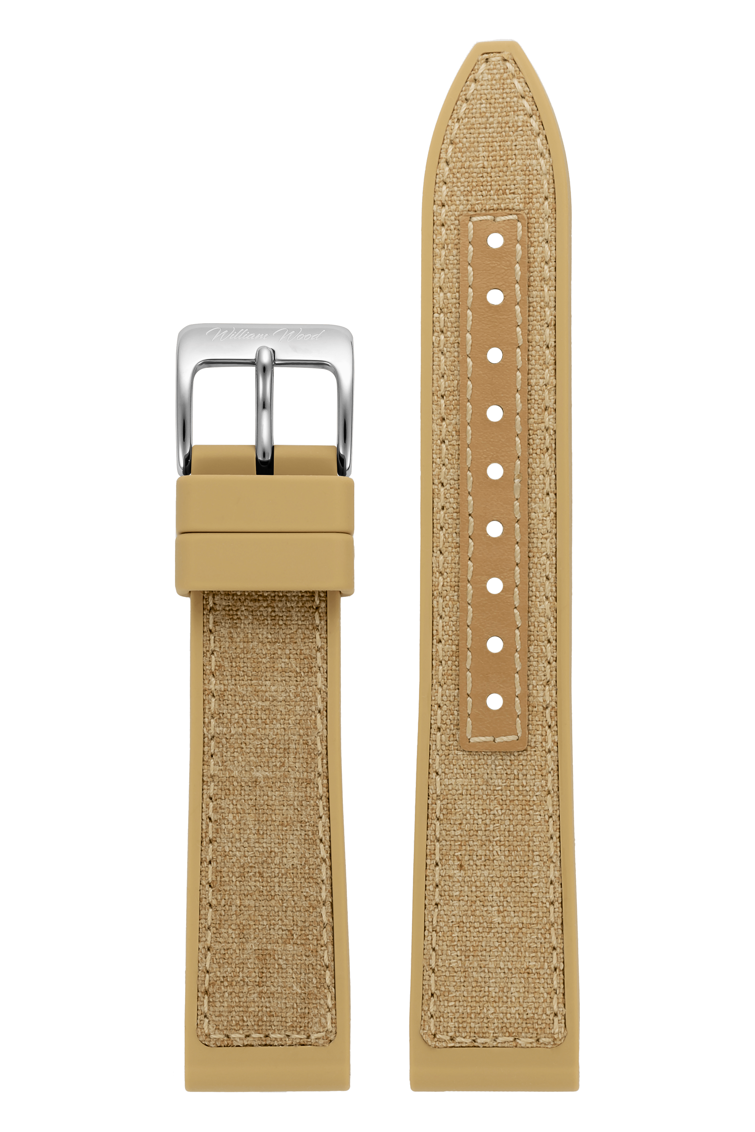 William Wood Fire Gear Strap cinturino orologio 20mm argento