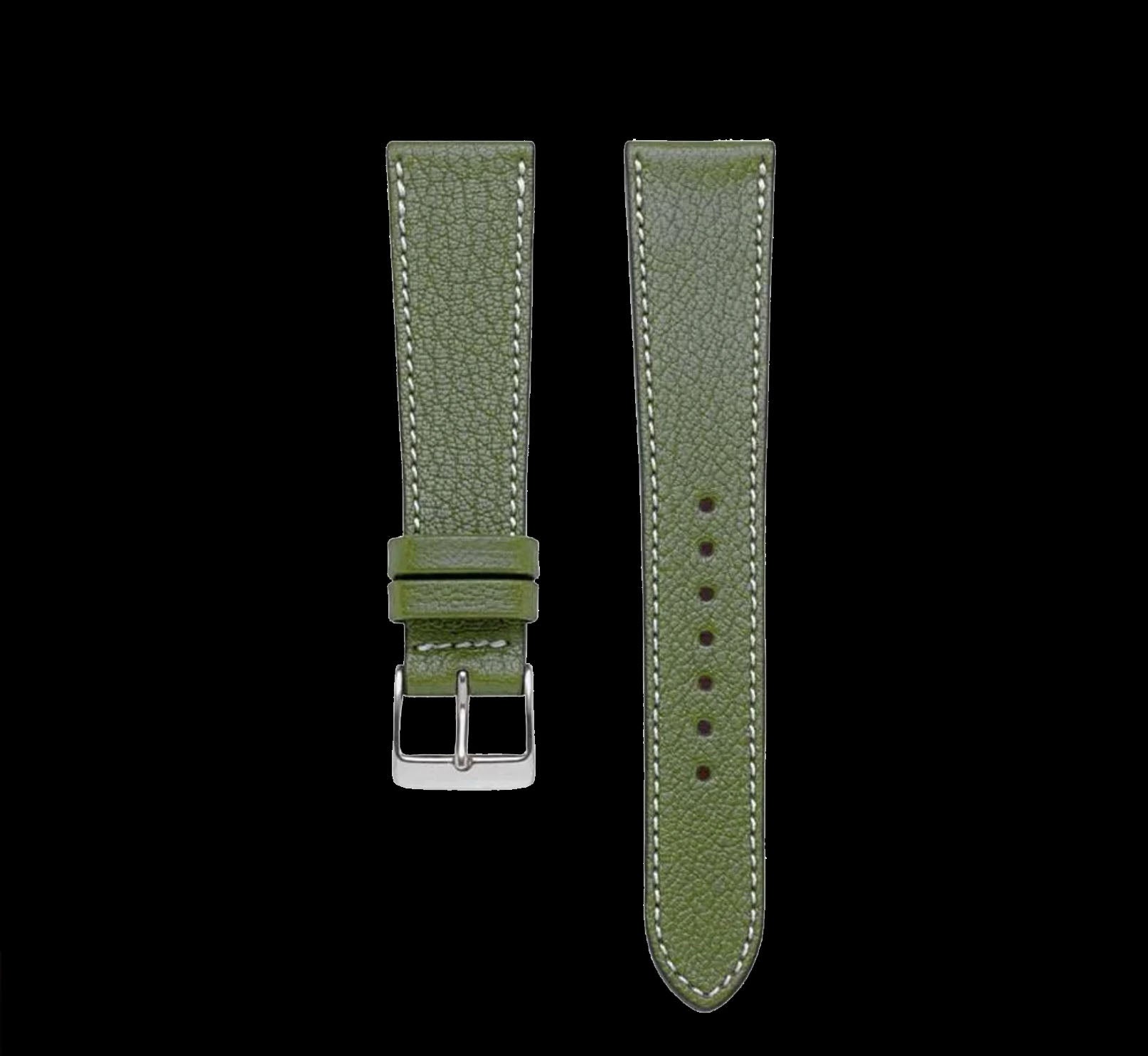 Heinrich cinturino pelle 20mm nero turchese capra