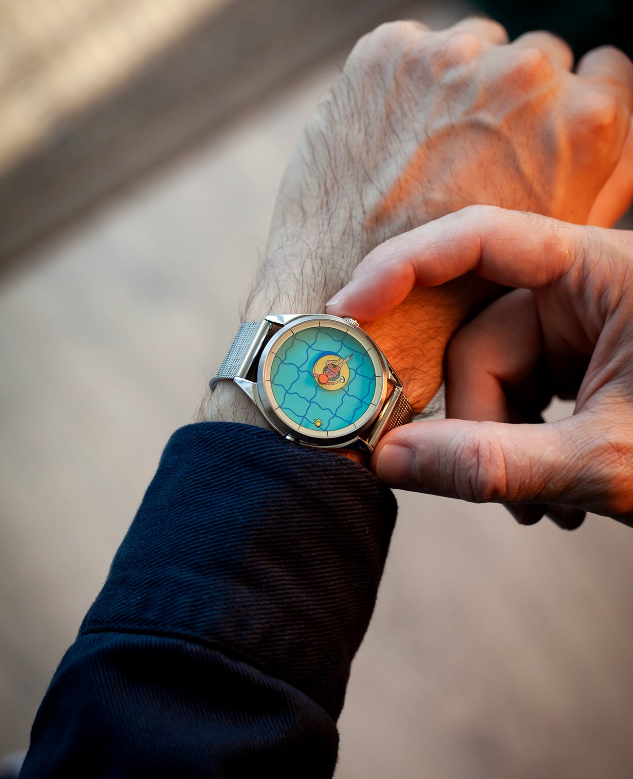 Mr Jones A Perfectly Useless Afternoon orologio 37 mm argento