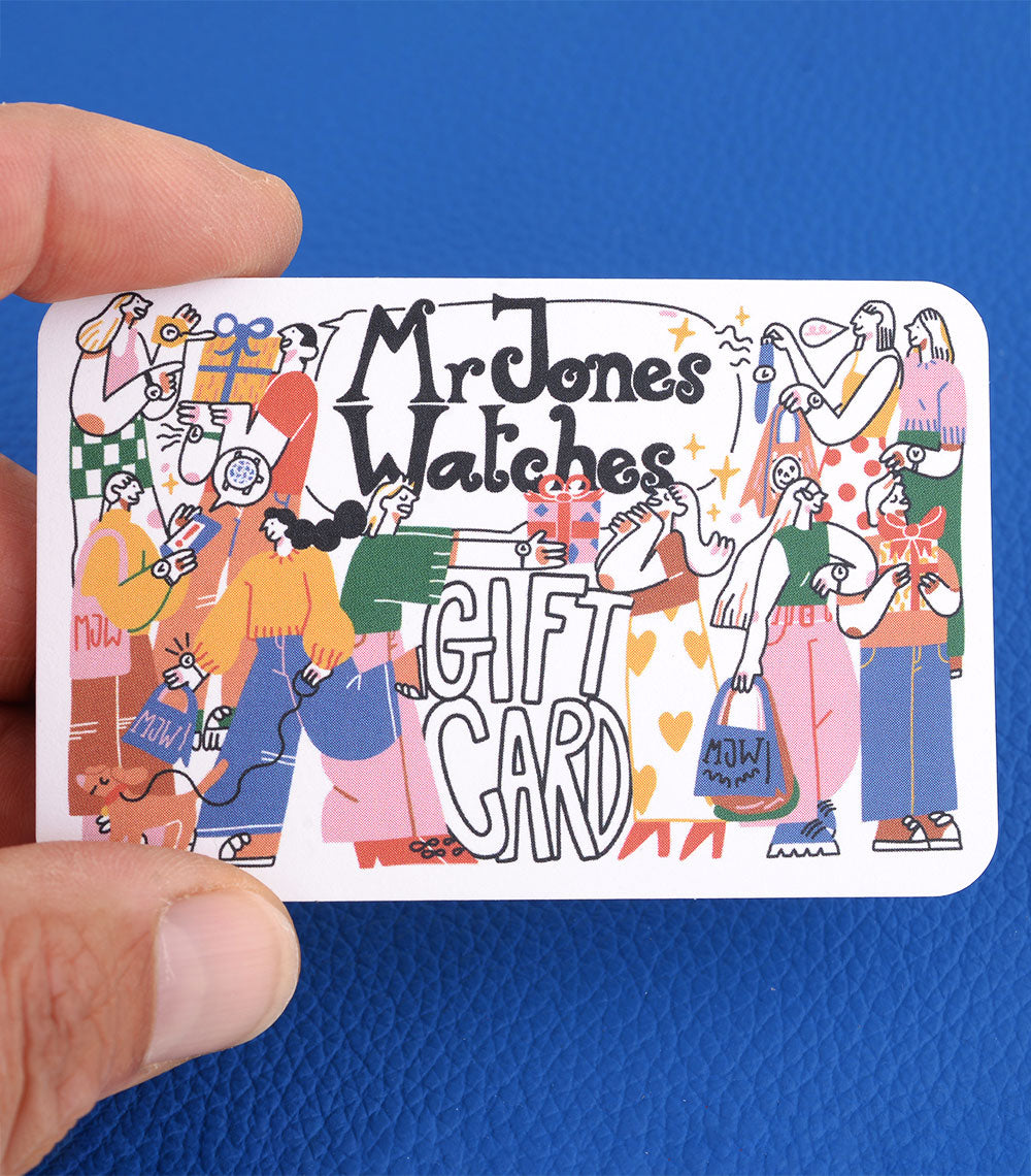 Mr Jones Watches Main Collection gift card carta regalo 25 sterline