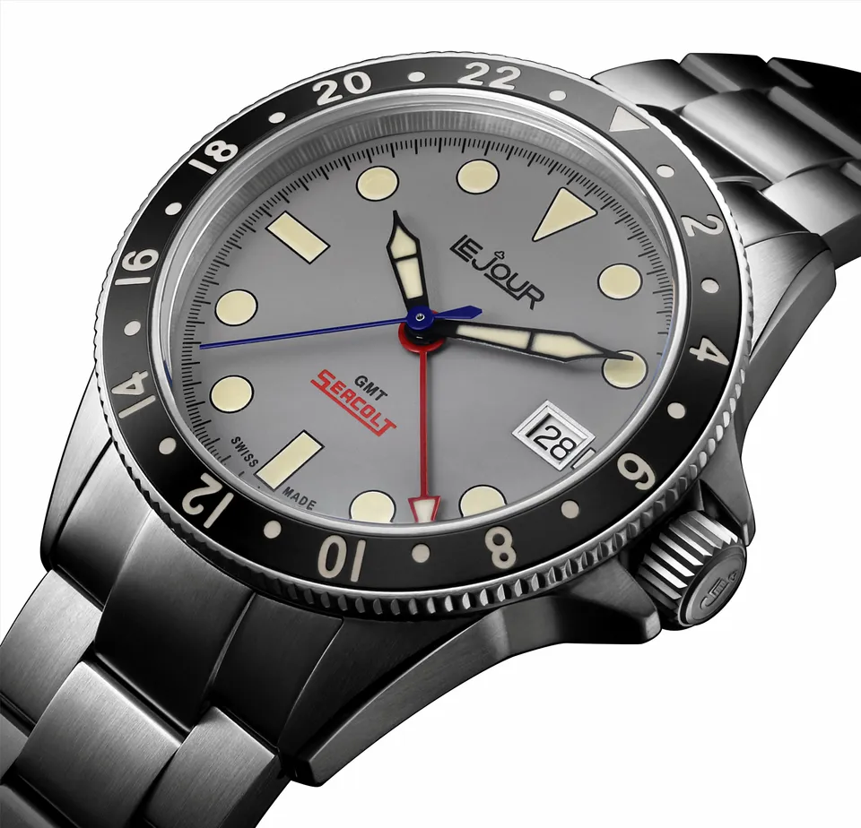 LeJour Seacolt GMT LJ-SC-003 orologio grigio 40mm