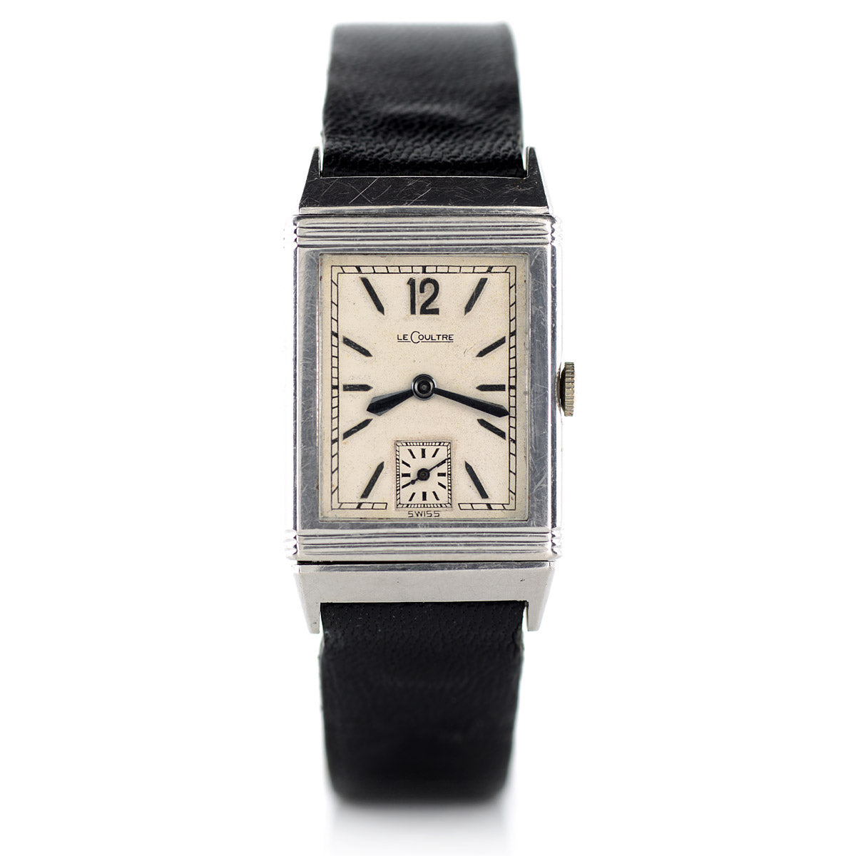 Mr Jones Watches Vintage Le Coultre Reverso 1935 orologio acciaio