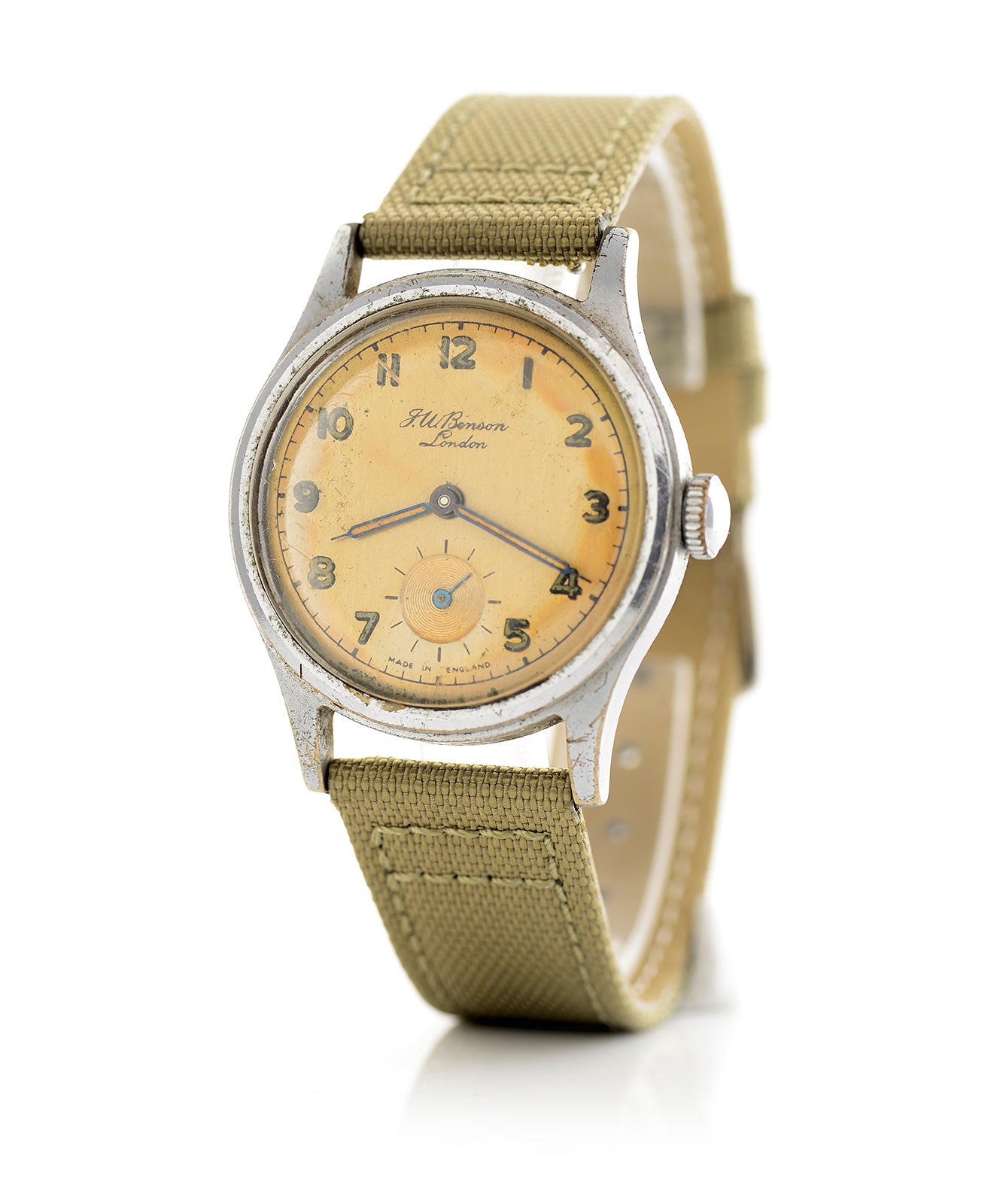 Mr Jones Watches Vintage Smiths Benson Everest orologio 33mm pelle