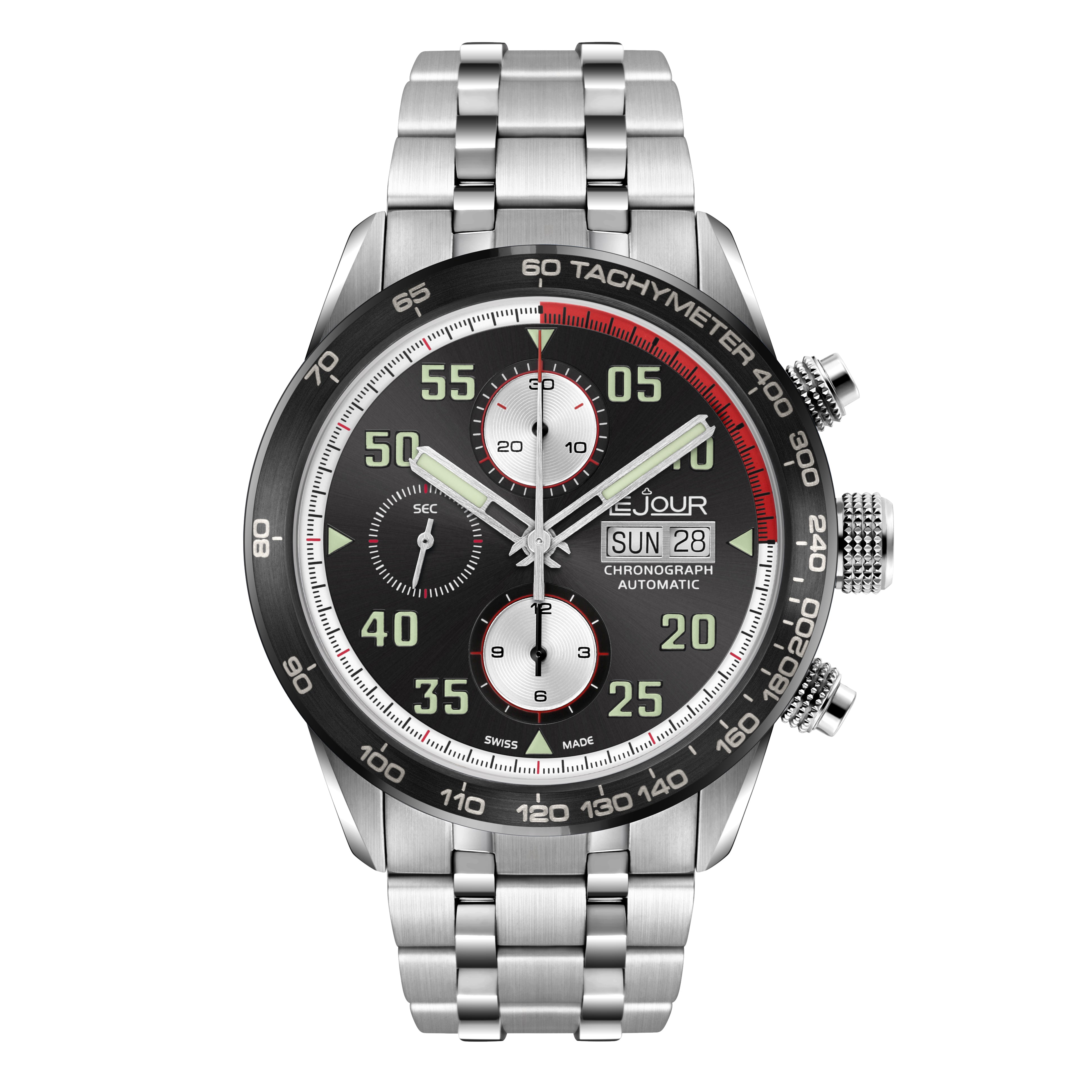 LeJour RD Chrono LJ-RD-002 orologio cronografo nero 42 mm