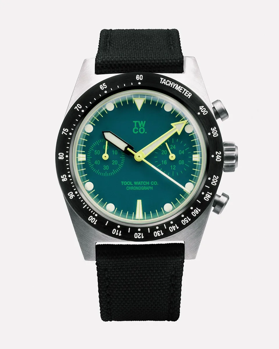 Tool Watch Co. Chroma Chronograph orologio verde Green
