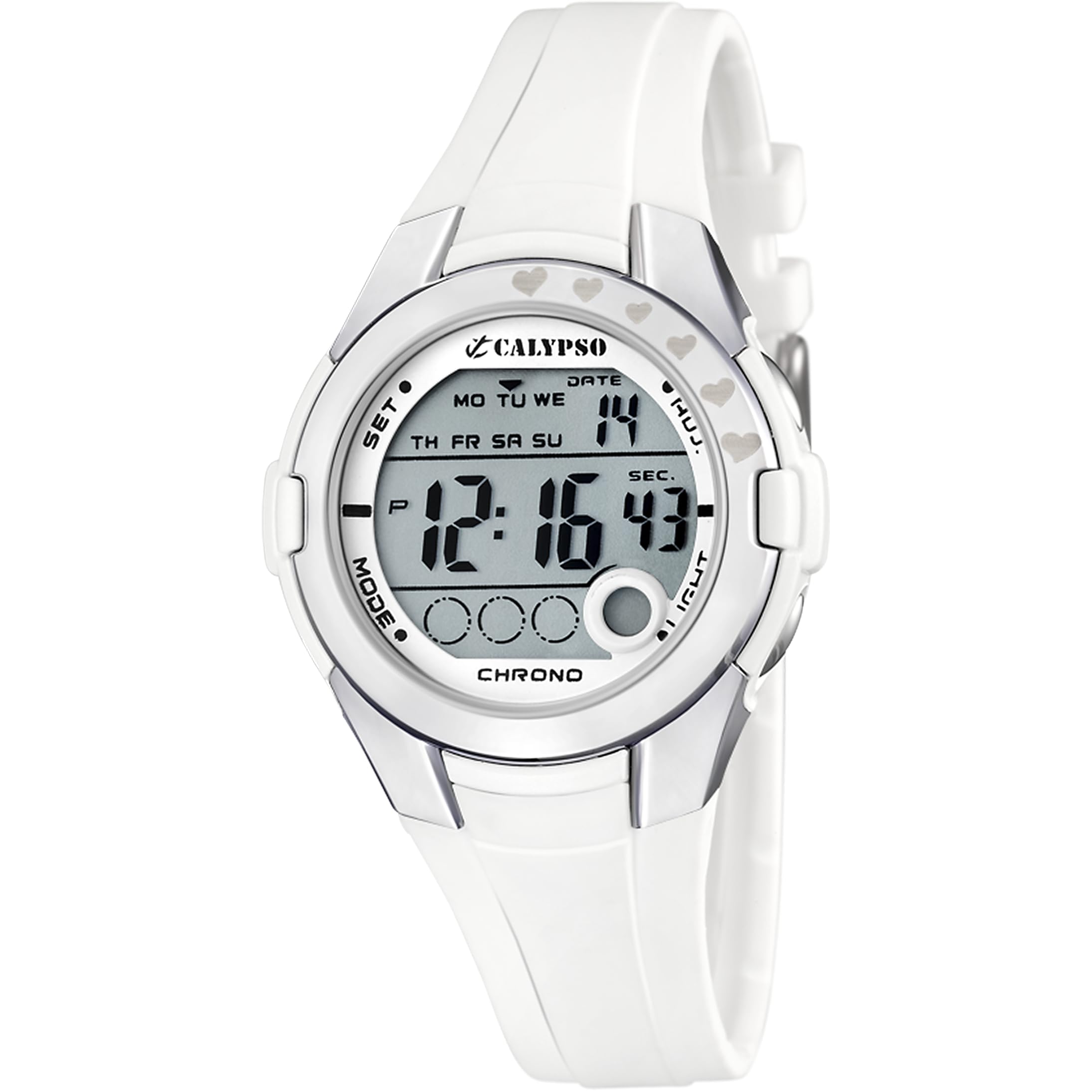 Calypso Digital Crush K5571 orologio digitale bianco bambino